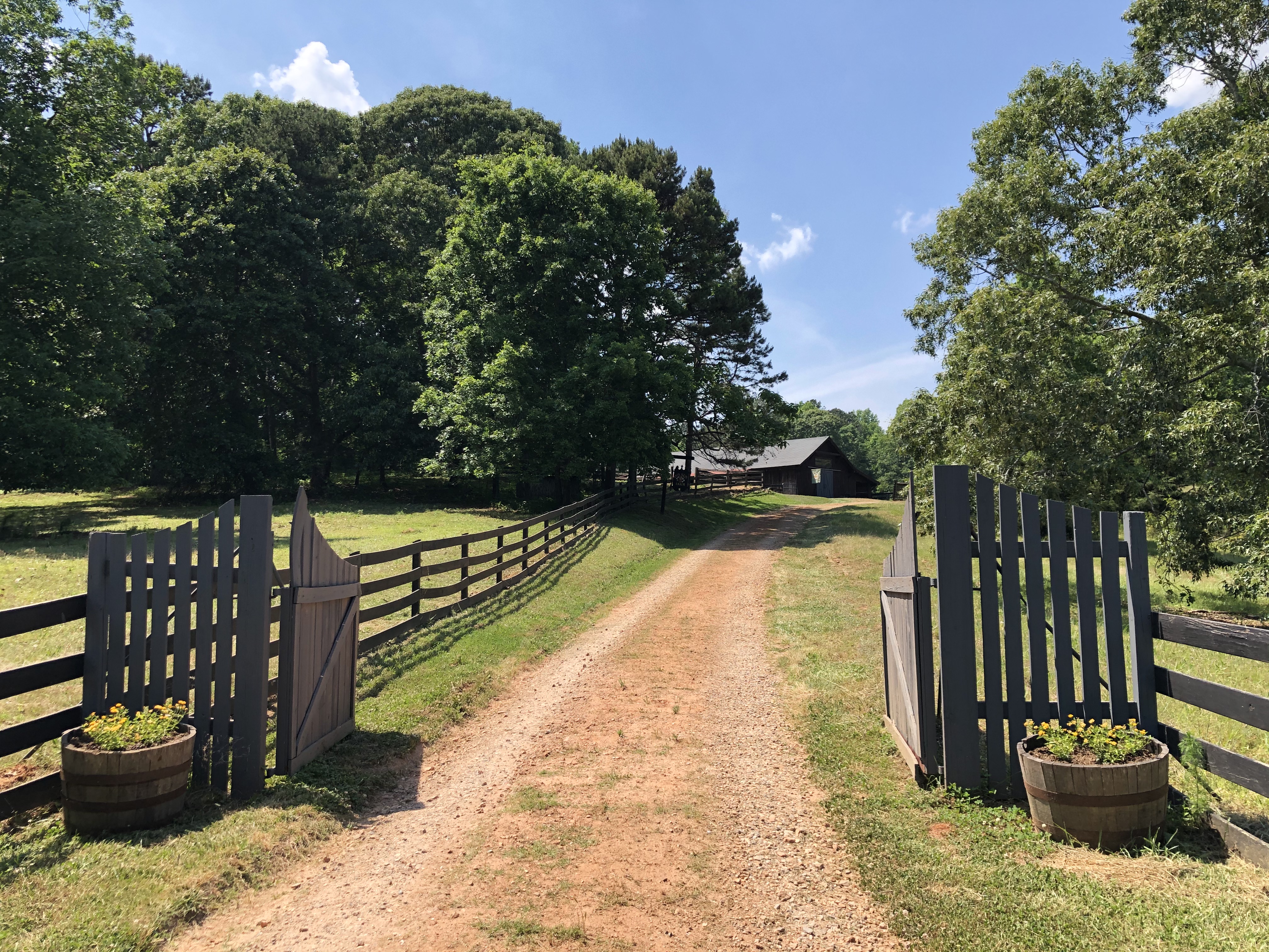 Entrance to the farm